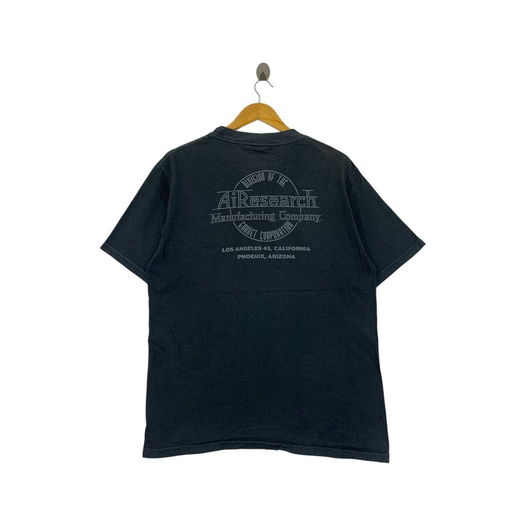 Vintage BUZZ RICKSON AI Research Garret Tee Shirt Top Manufacturing Company