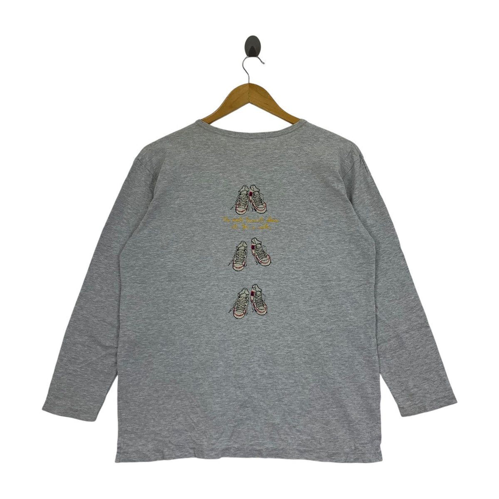 Vintage ETOILE SELECTION JAPAN Baggy Tee Shirt Top Long Sleeve Oversized
