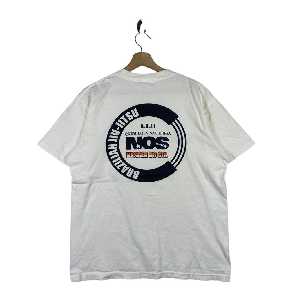 BRAZILIAN JIU JITSU Academia Barbosa Nascer Do Sol Tee Shirt Top Quem Luta