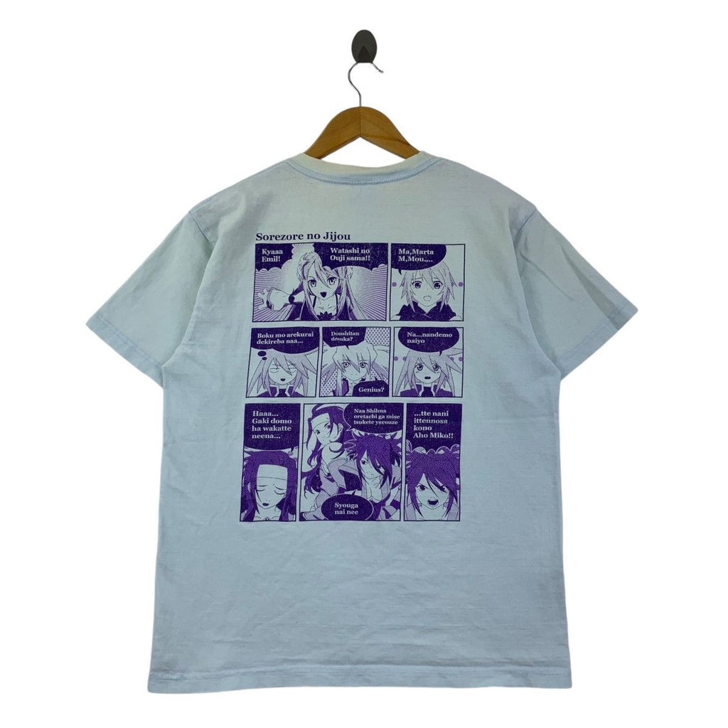 Vintage TALES OF SYMPHONIA Knight Of Ratatosk Tee Shirt Top Manga Strip Video Game