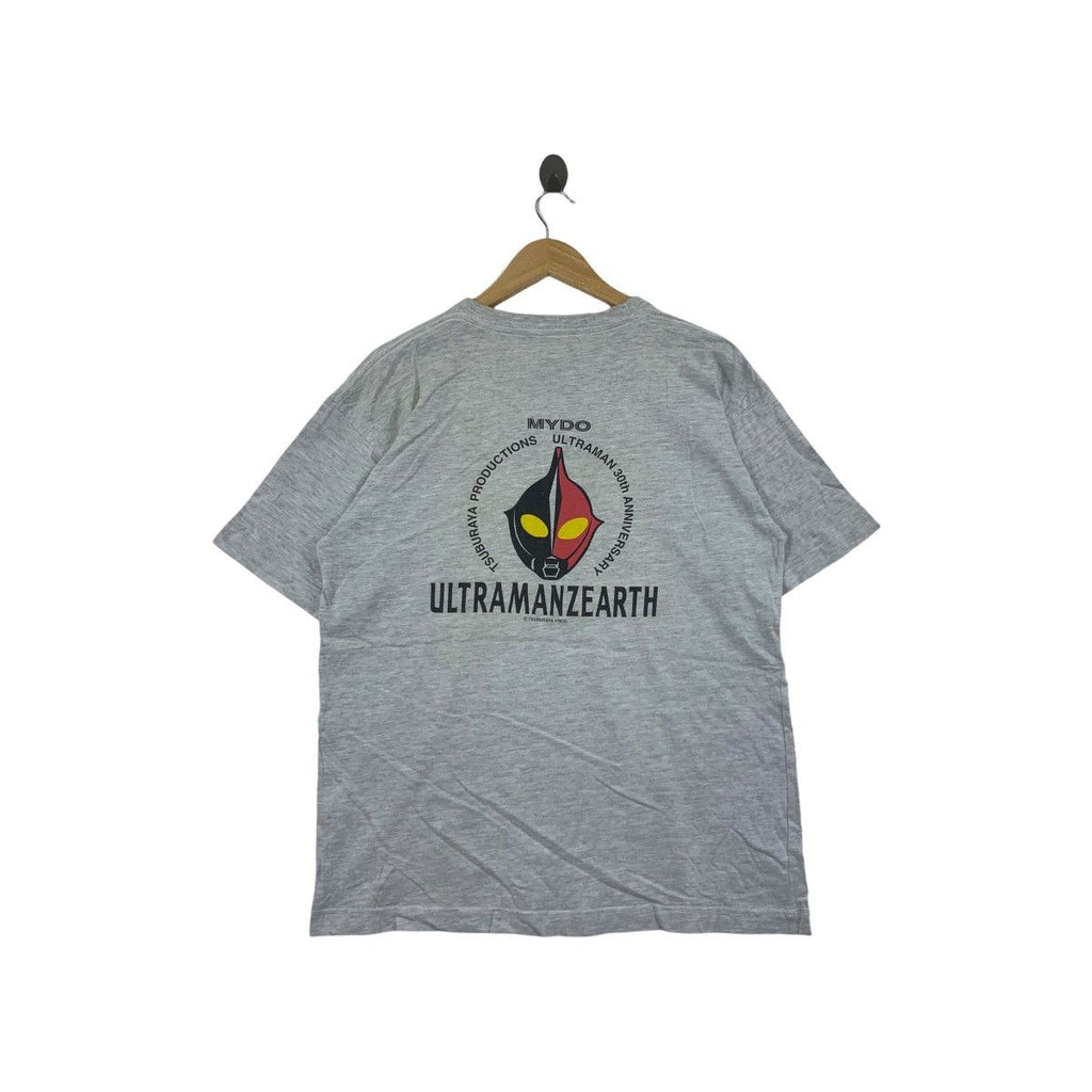 Vintage ULTRAMAN ZEARTH MYDO Tsuburaya 30th Tee Shirt Top Anniversary Anime Manga