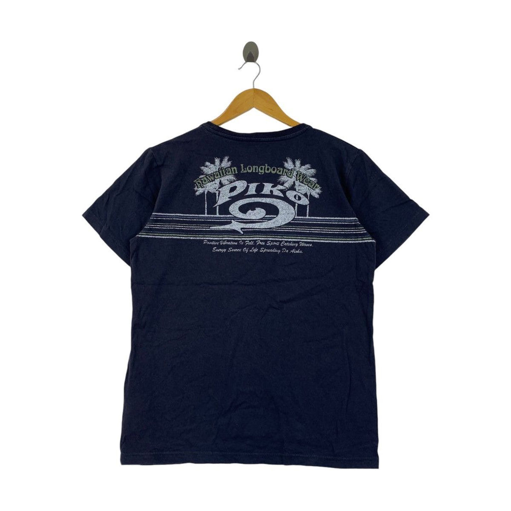 Vintage PIKO HAWAII LONGBOARD Surf Wear Tee Shirt Top Beach Vacation