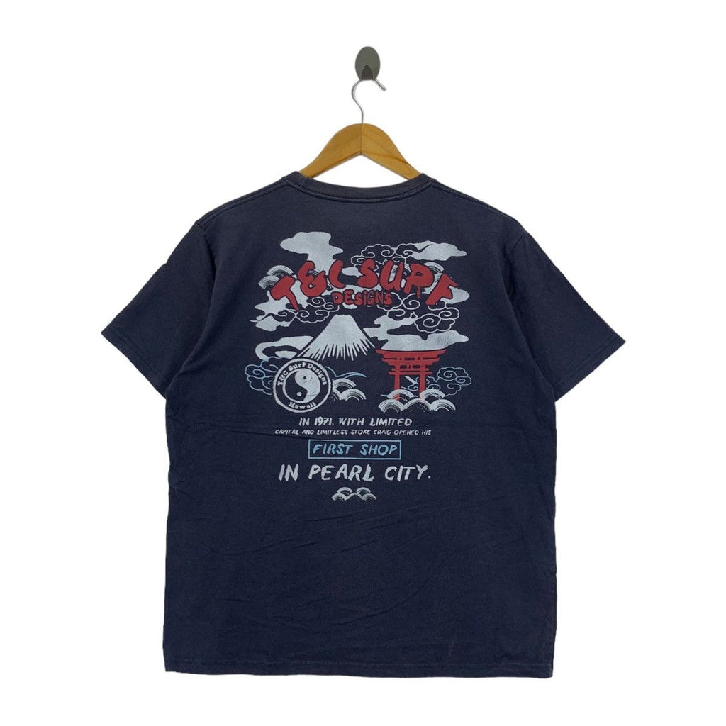 Vintage T&C SURF DESIGNS First Shop Tee Shirt Top Pearl City