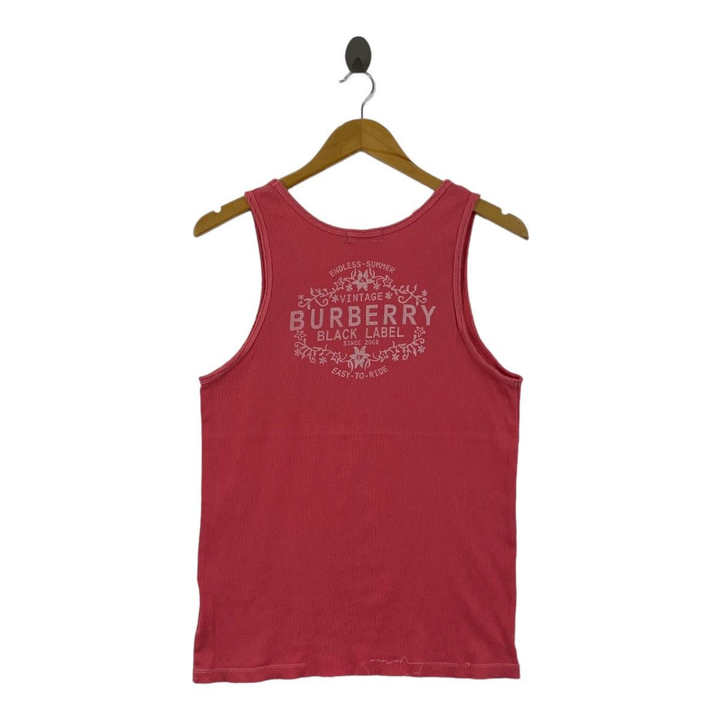 BURBERRY BLACK LABEL Endless Summer Tank Top Tee Shirt London Brit