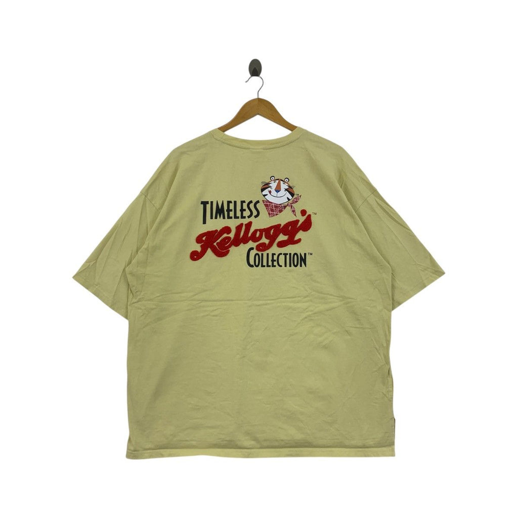 KELLOG’S TIMELESS COLLECTION Embossed Logo Tee Shirt Top Baggy Backhit