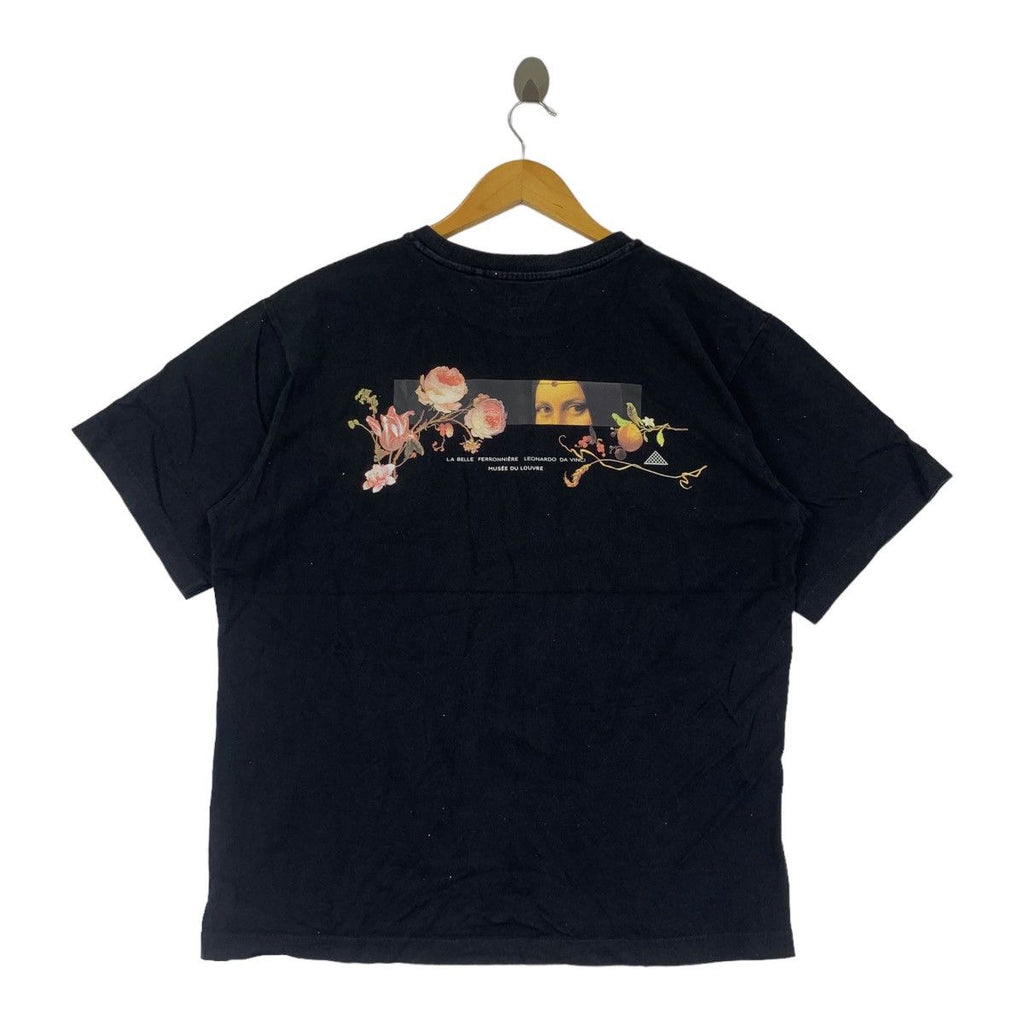UNIQLO x MUSEE DU LOUVRE Leonardo Da Vinci Tee Shirt Top La Belle Ferronniere