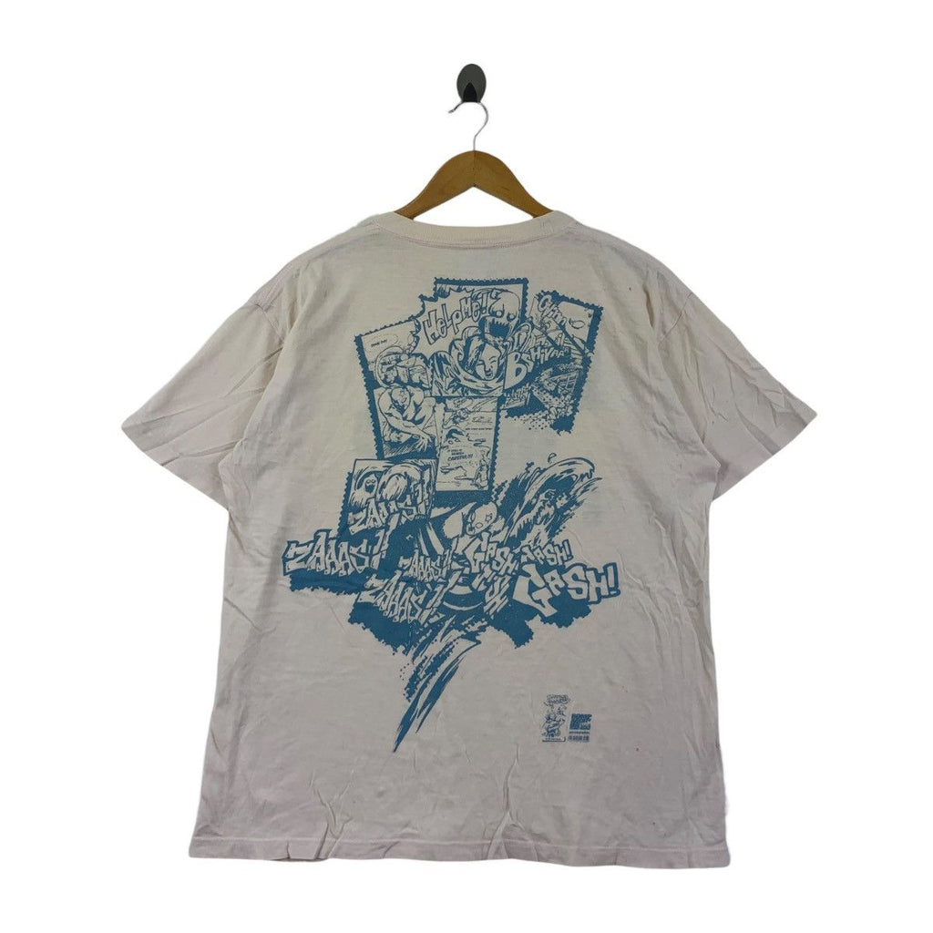 Vintage ROMP HERO COMIC Betray Above Marvel Tee Shirt Top Film Movie