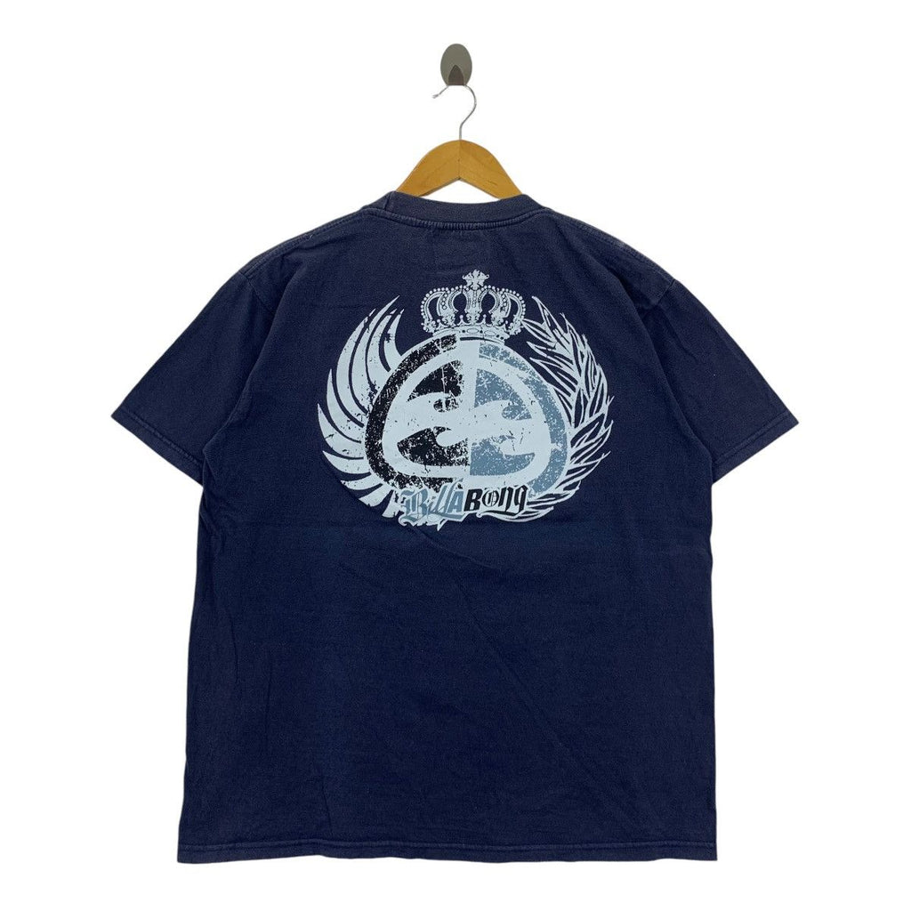 Vintage BILLABONG SURF Natural Sun Faded Tee Shirt Top Crest Logo