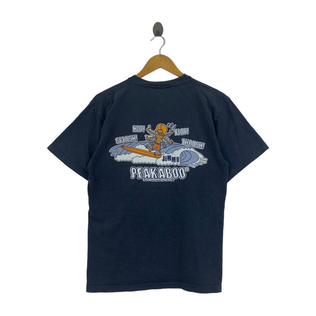 Vintage PEAKABOO SURF JIMMY Hawaii Tee Shirt Top Beach Summer