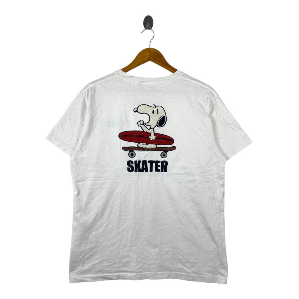 PEANUTS SNOOPY SKATER Anti Ballistic Comic Strip Tee Shirt Top Cartoon Television