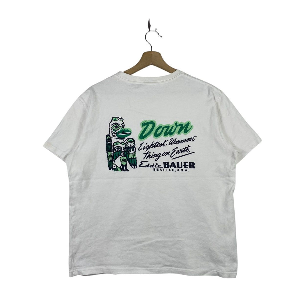 EDDIE BAUER USA 100th Anniversary Kara Koram Tee Shirt Top National Park Outdoor